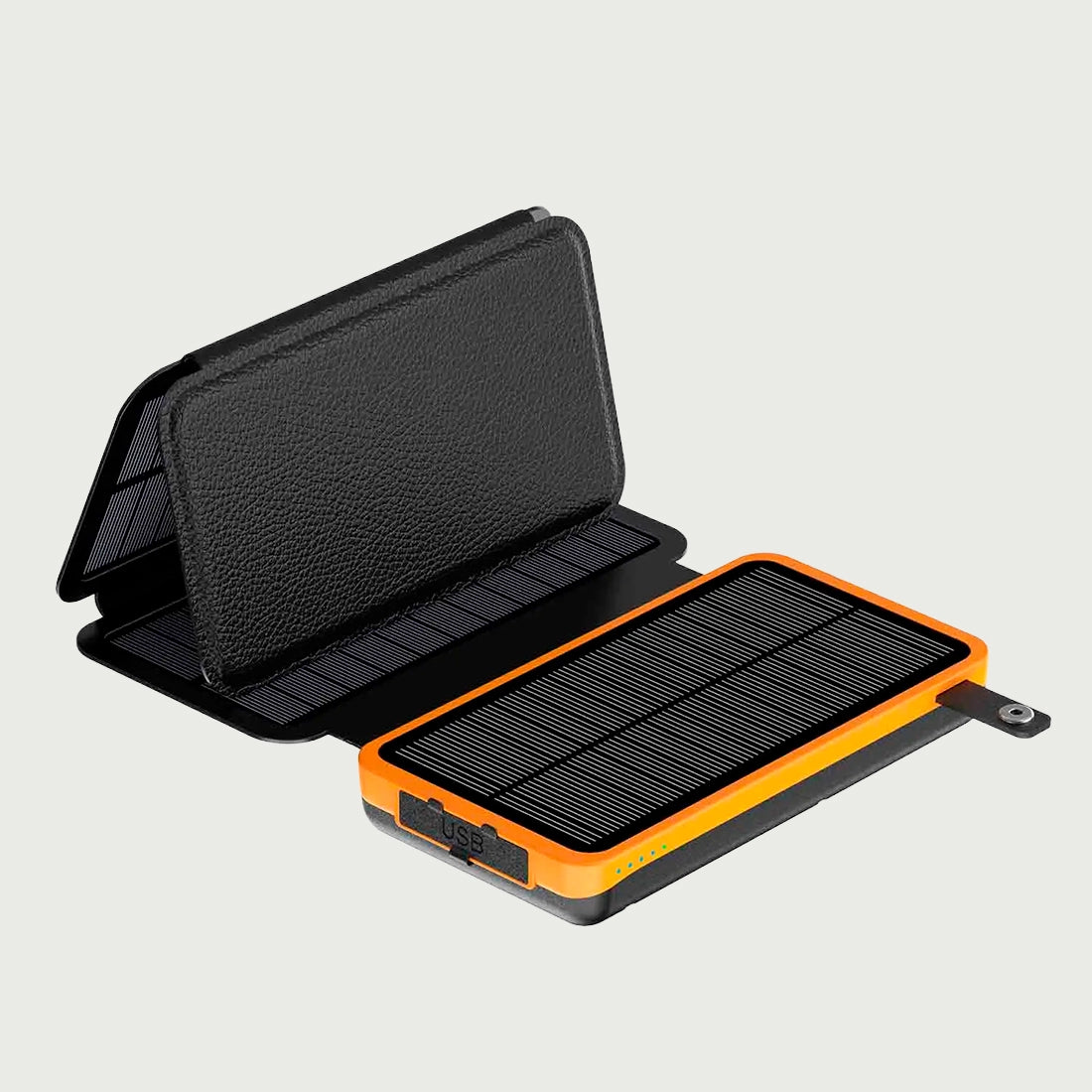 Powerbank Solar Dobrável 25.000 mAh com 4 Painéis e Lanterna LED