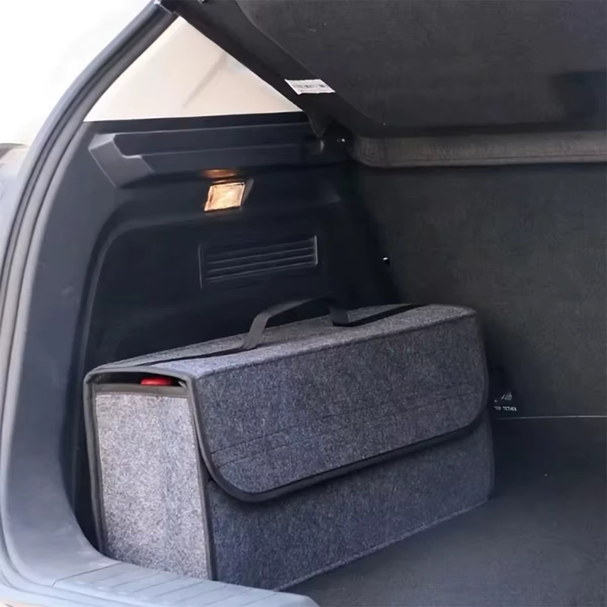 Organizador de Porta Bagagens em Feltro Dobrável 50L