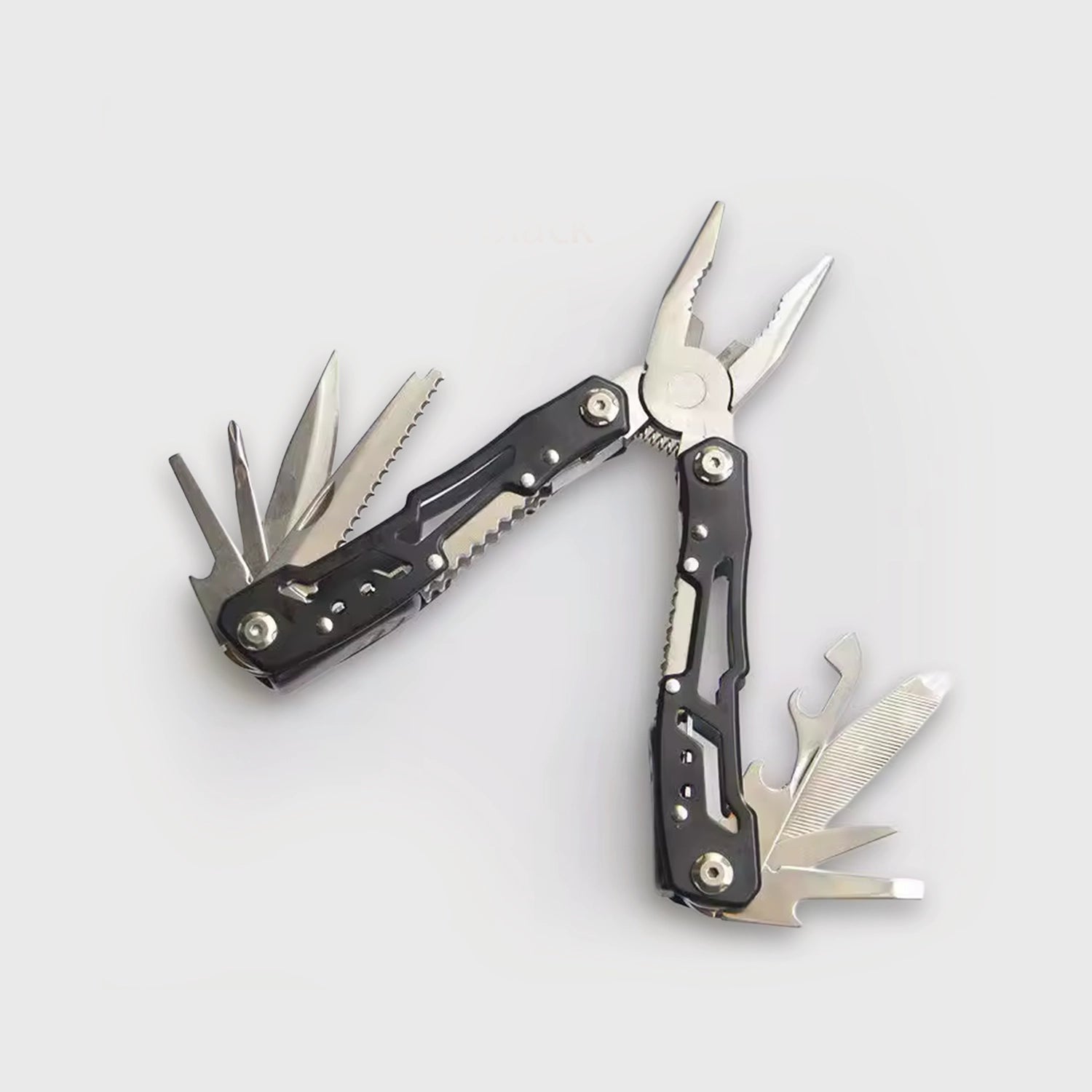 Alicate Multifuncional para Emergências Dobrável em Aço Inoxidável