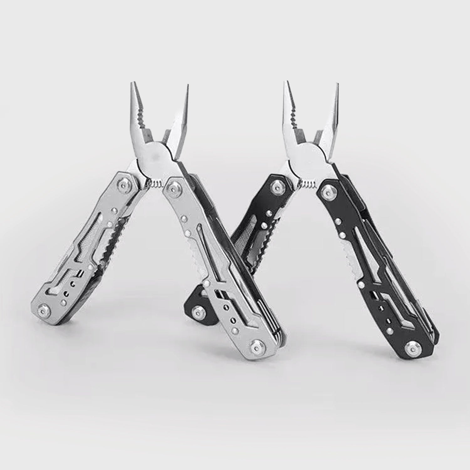 Alicate Multifuncional para Emergências Dobrável em Aço Inoxidável