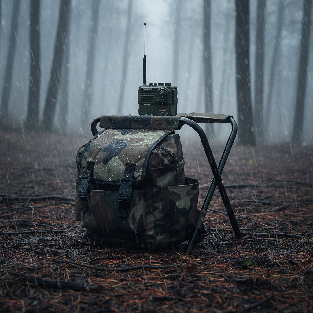 Mochila 2-em-1 com Banco Dobrável Integrado