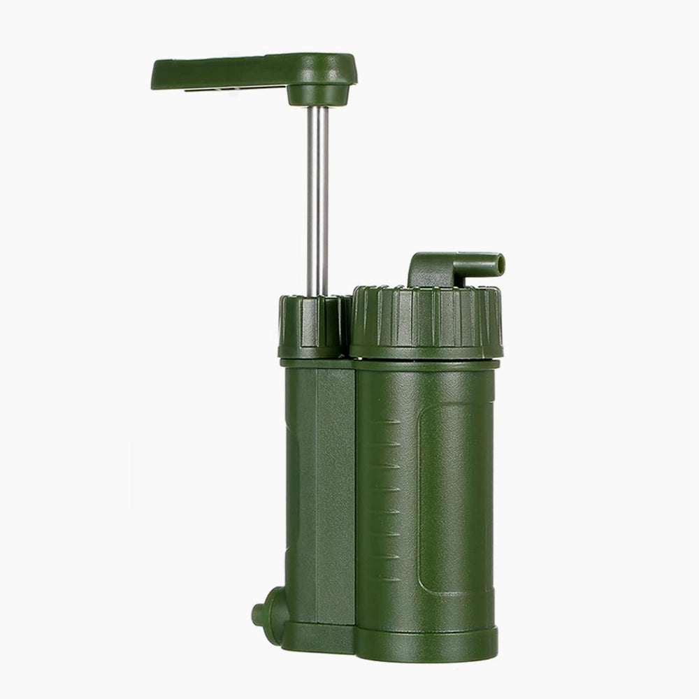 Purificador de Água Portátil com Sistema de Bomba Manual
