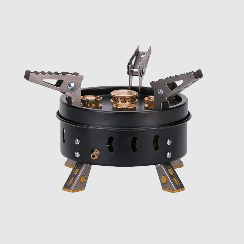 Fogão Portátil de Alta Potência 11000W, Dobrável e Resistente ao Vento