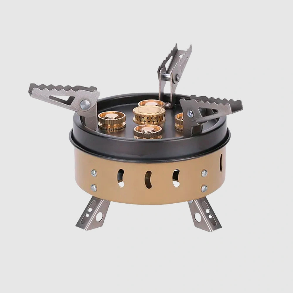 Fogão Portátil de Alta Potência 11000W, Dobrável e Resistente ao Vento