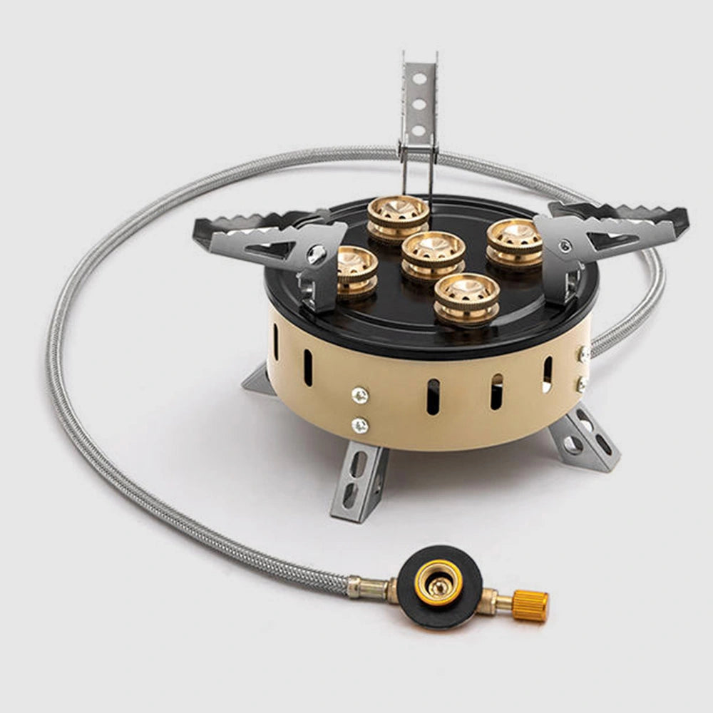 Fogão Portátil de Alta Potência 11000W, Dobrável e Resistente ao Vento