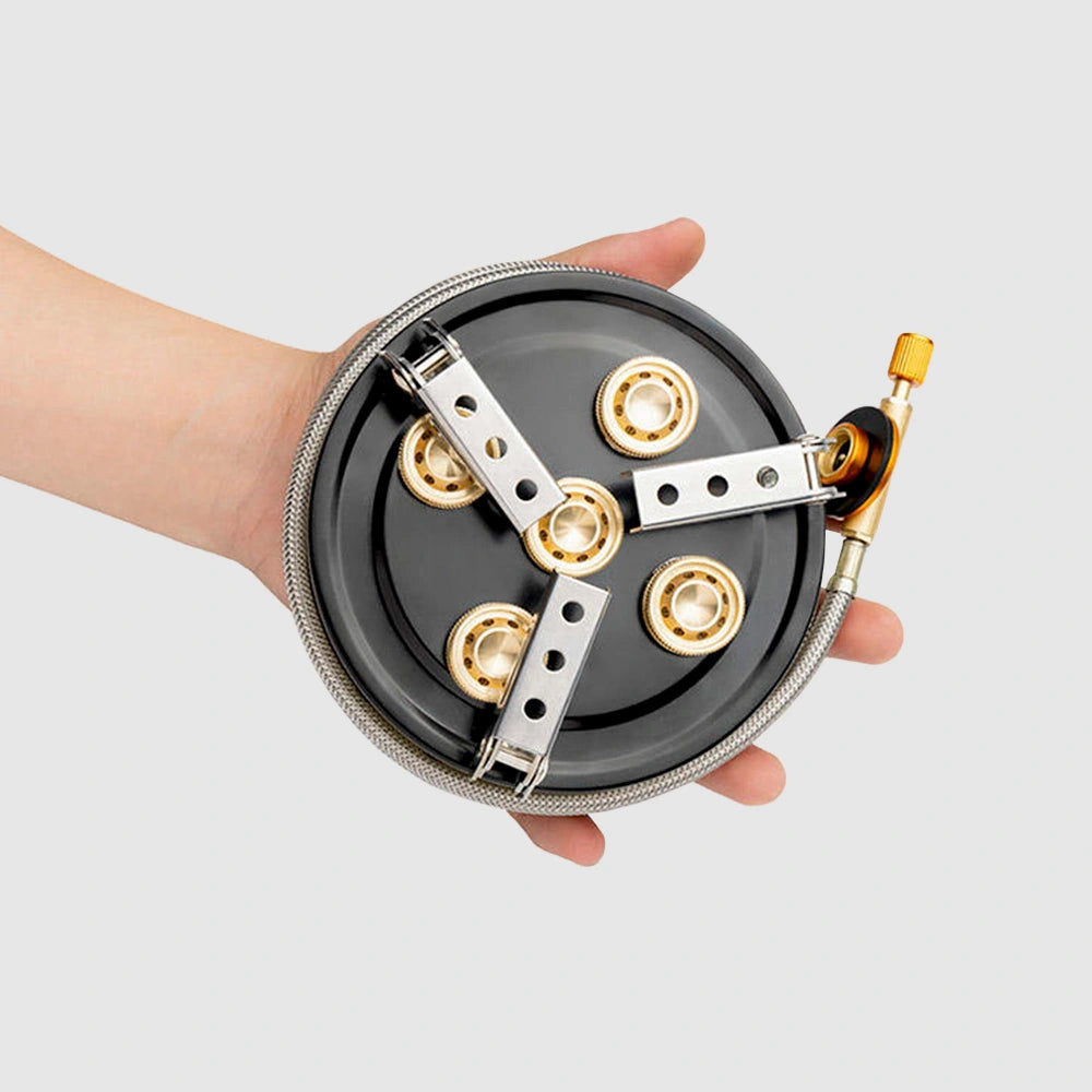 Fogão Portátil de Alta Potência 11000W, Dobrável e Resistente ao Vento