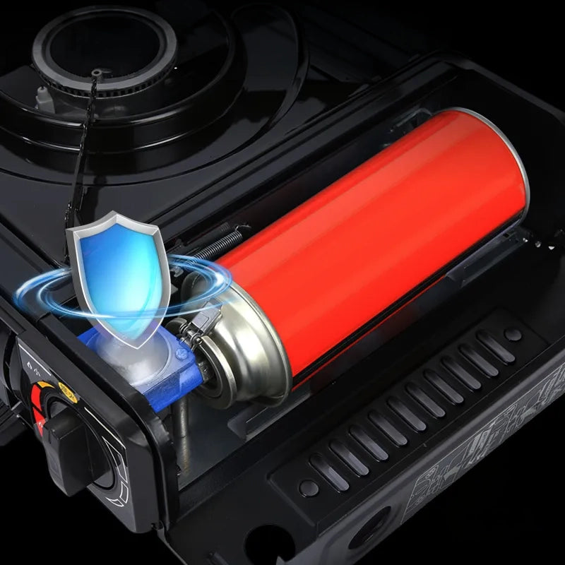 Fogão Portátil a Gás com Sistema de Segurança Automático