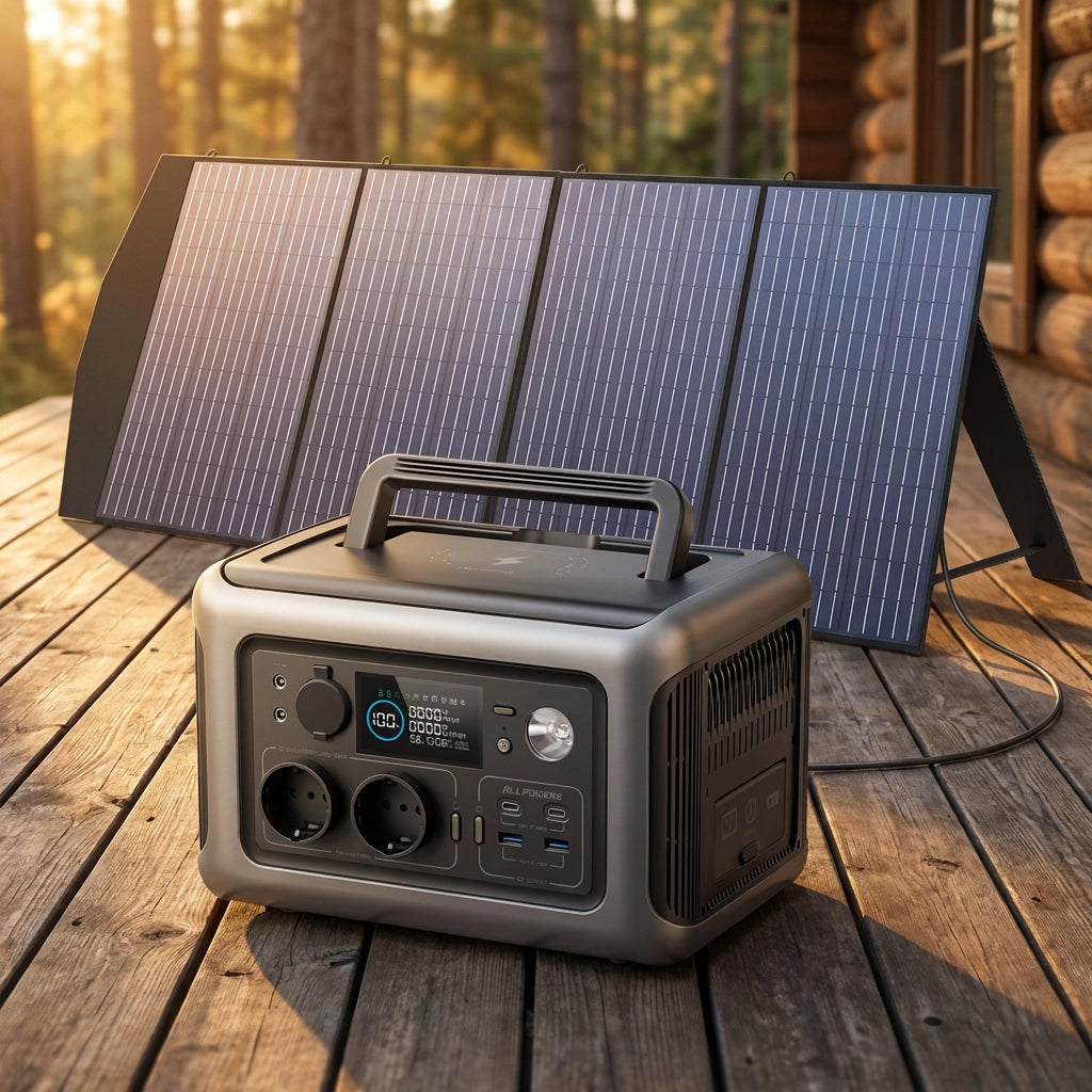 Gerador Solar Portátil ALLPOWERS R600 (Versão Europeia)