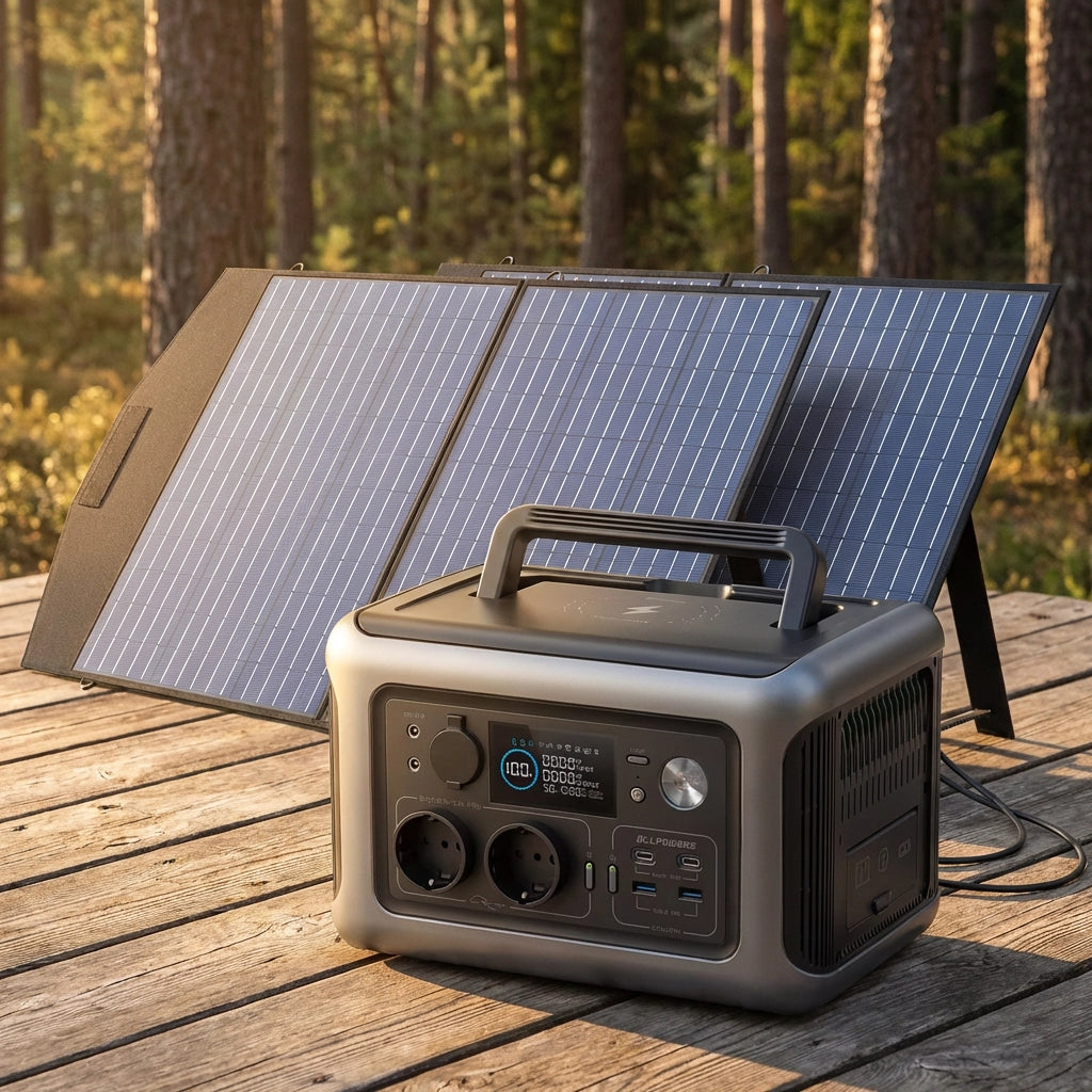 Gerador Solar Portátil ALLPOWERS R600 (Versão Europeia)