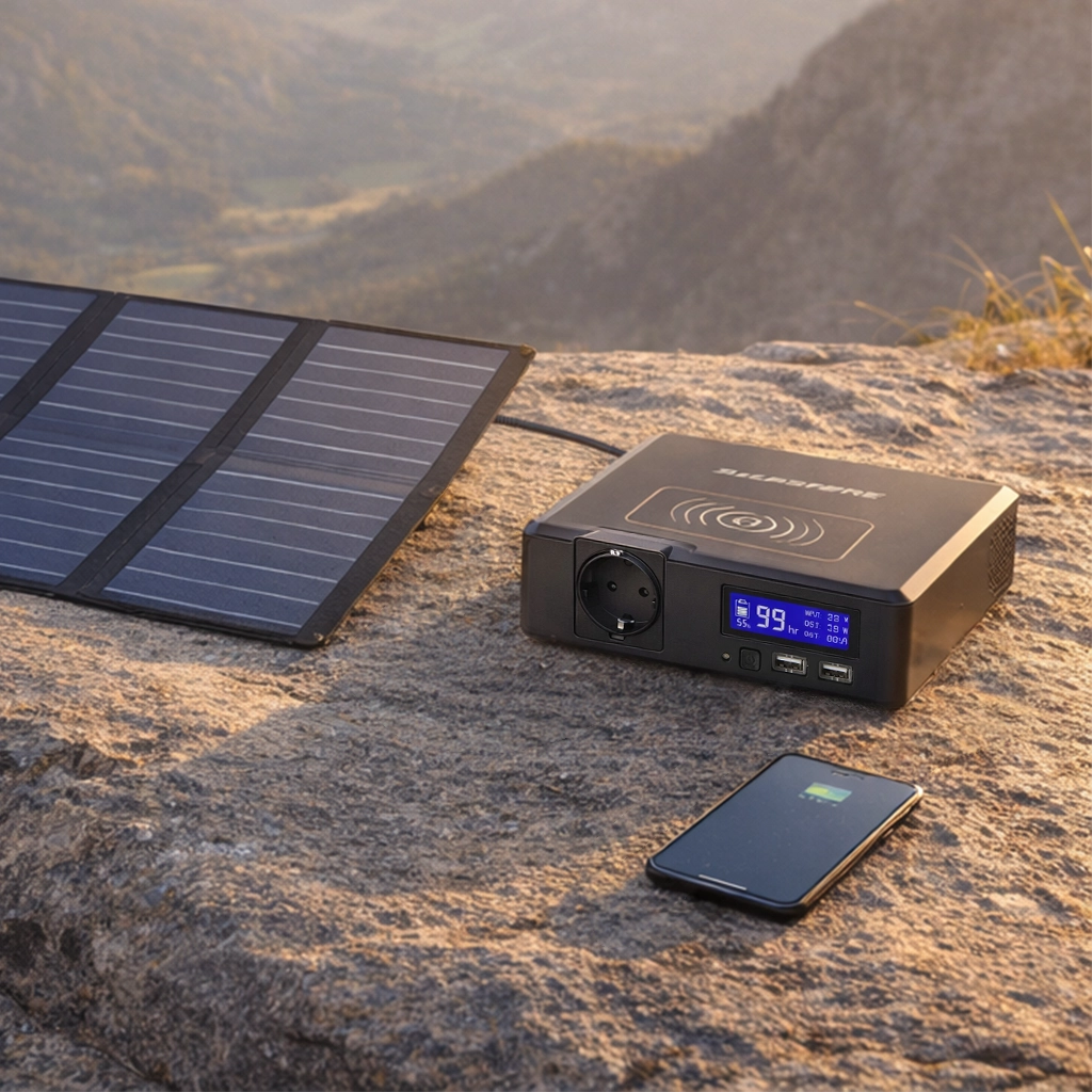 Estação de Energia Portátil ALLPOWERS S200 + Painel Solar 60W