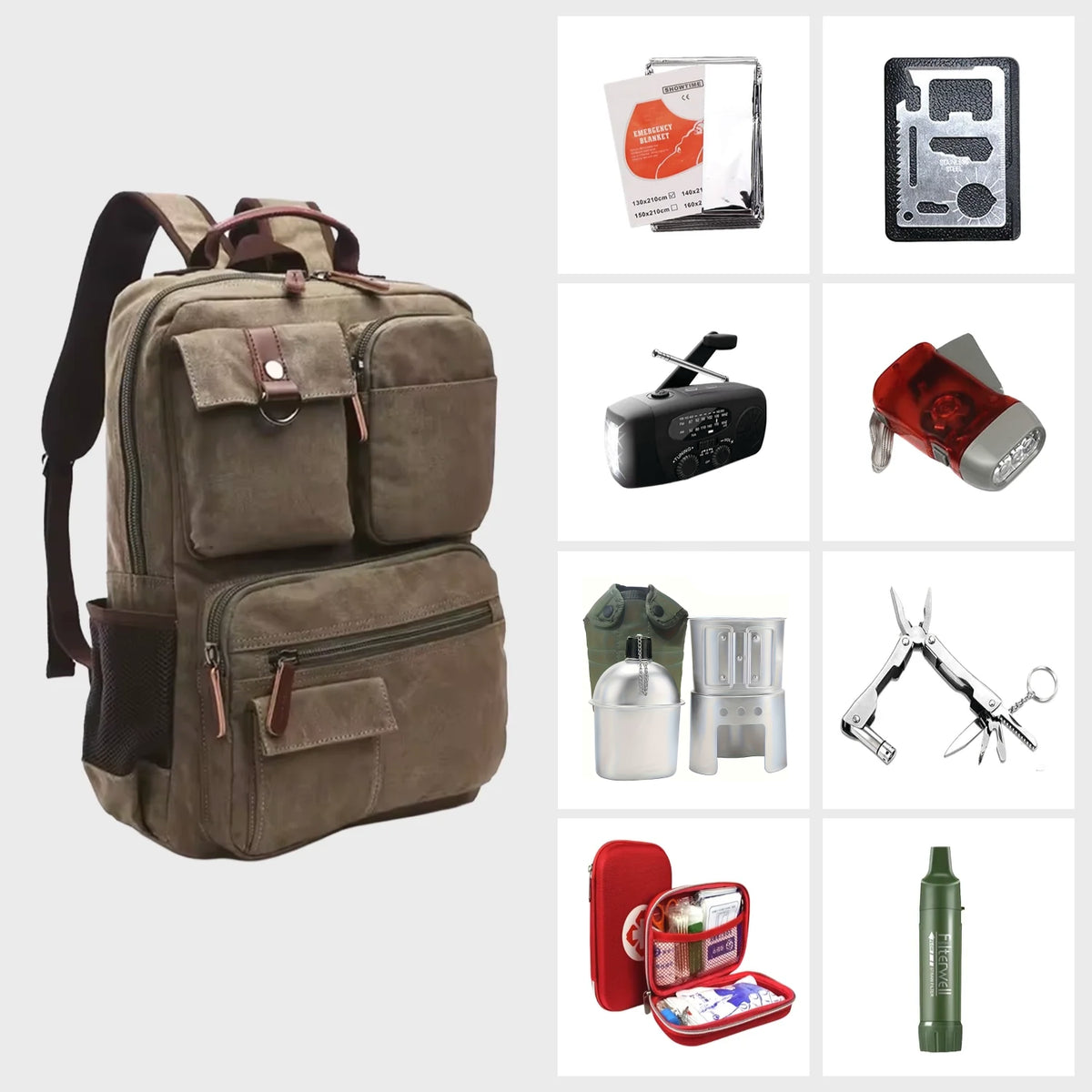 Kit de Emergência 72 Horas "Base de Preparação"