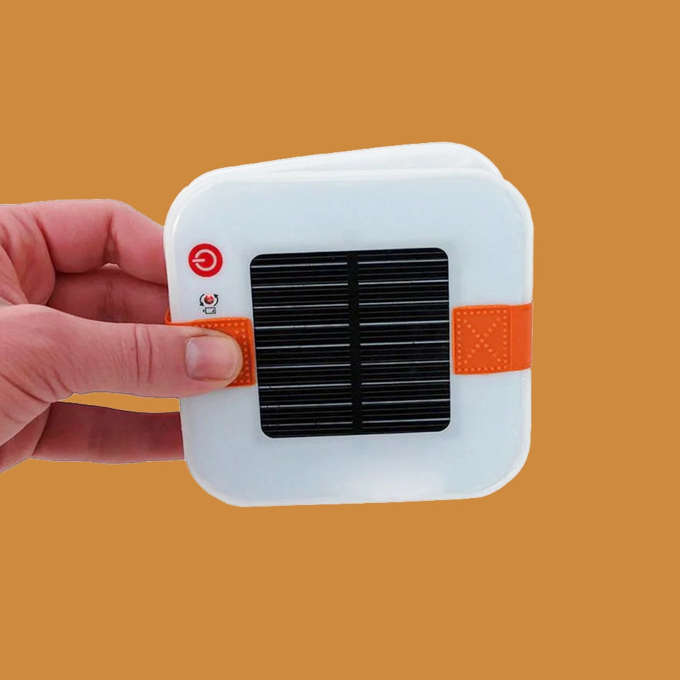 Lanterna Solar Compacta, Dobrável, Ultra-Leve e Impermeável