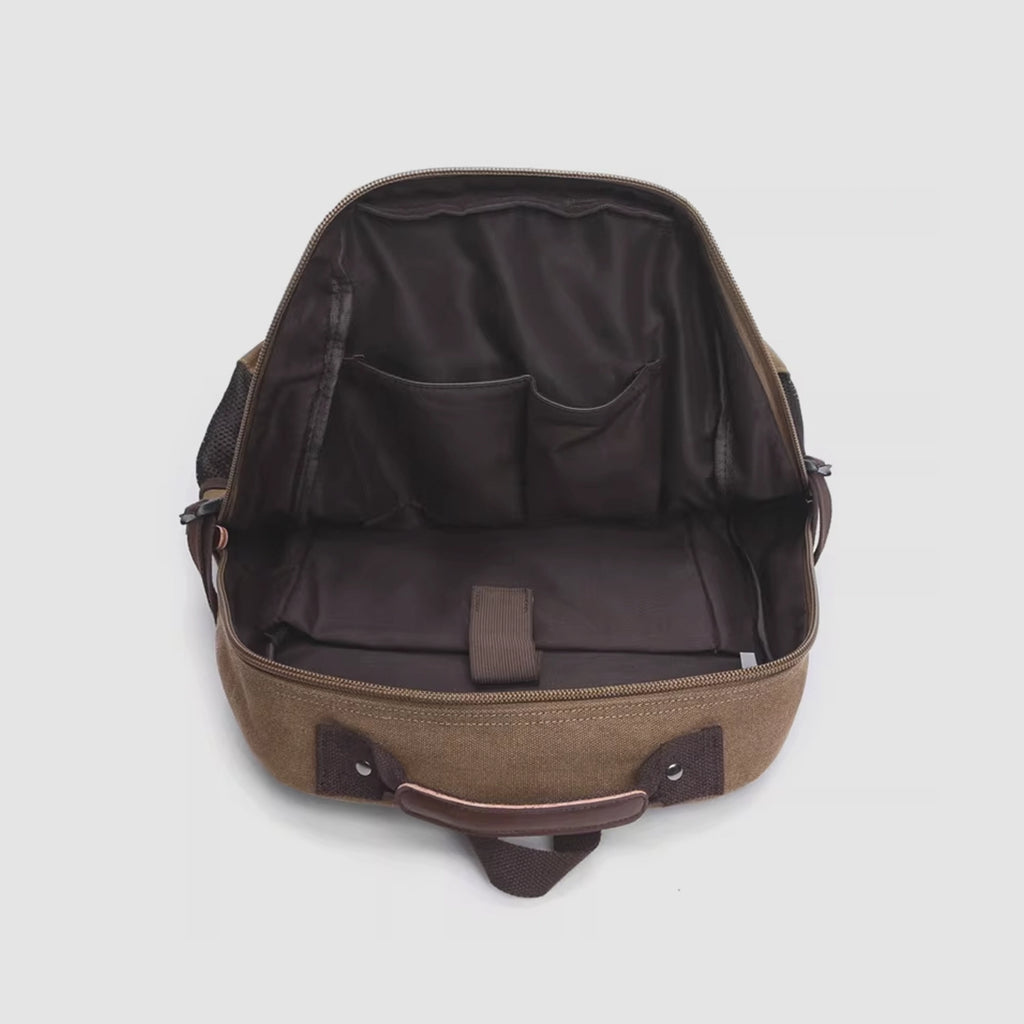 Mochila de Lona Reforçada 35L — Ideal para Kit de Emergência 72h e Uso Diário
