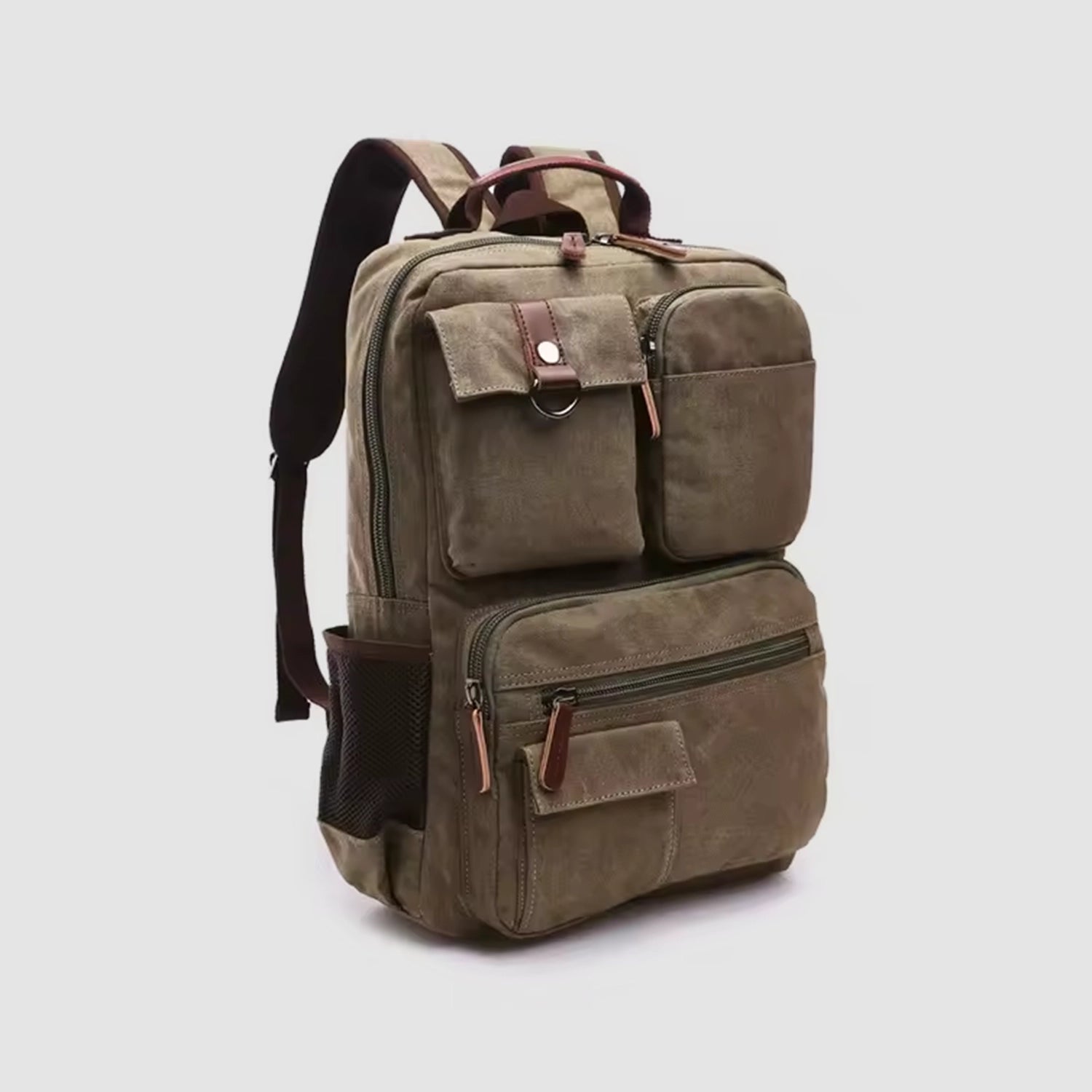 Mochila de Lona Reforçada 35L — Ideal para Kit de Emergência 72h e Uso Diário