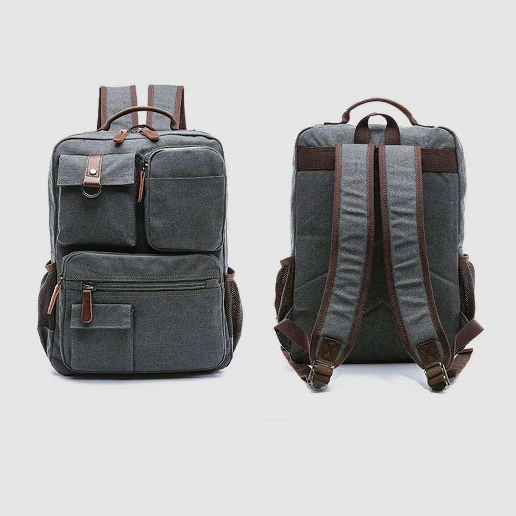 Mochila de Lona Reforçada 35L — Ideal para Kit de Emergência 72h e Uso Diário