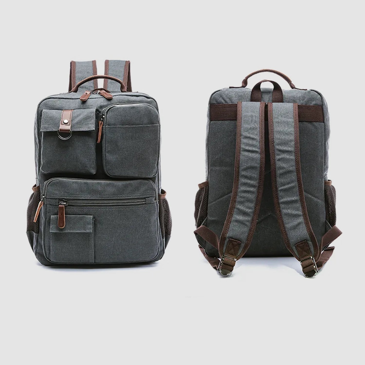 Mochila de Lona Reforçada 35L — Ideal para Kit de Emergência 72h e Uso Diário