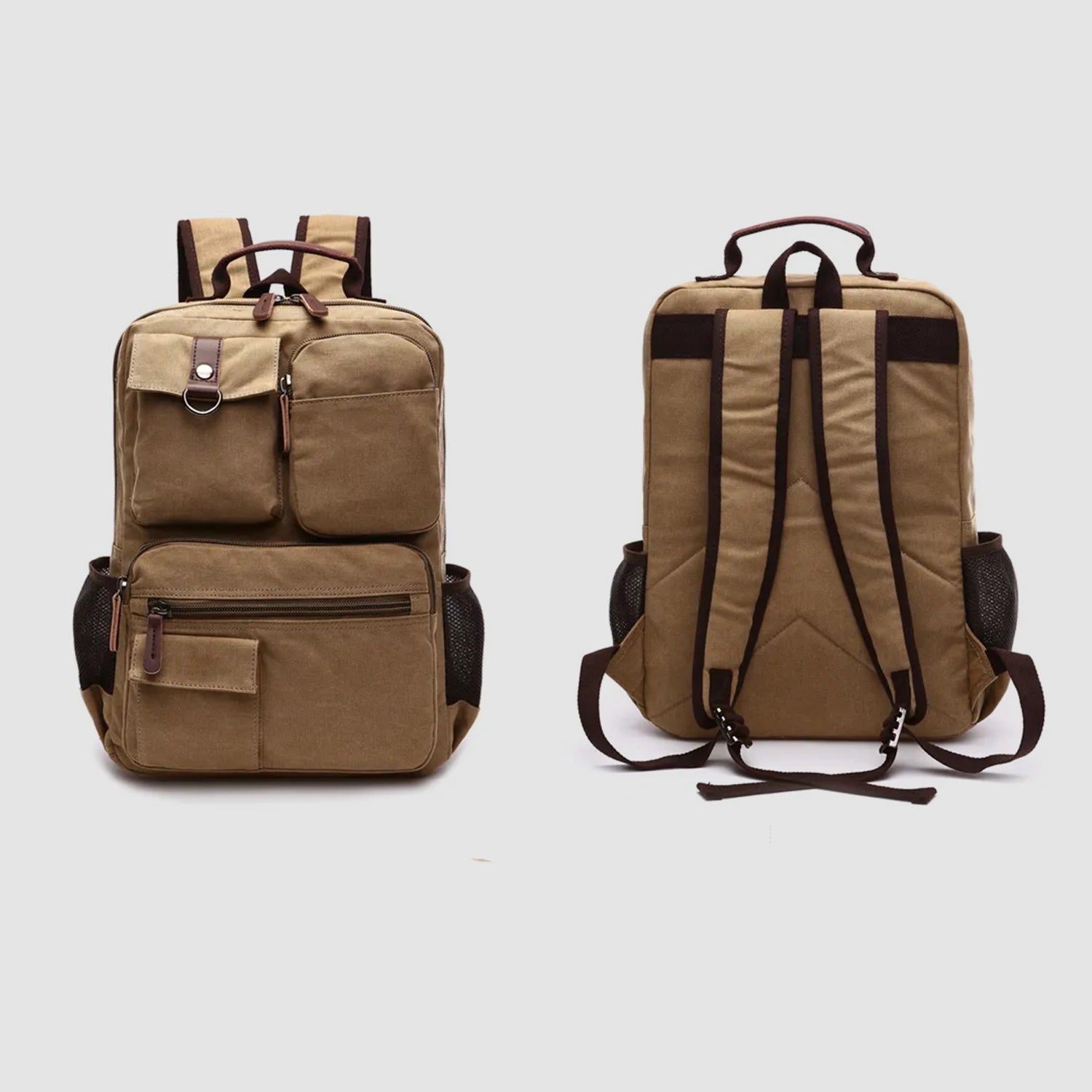 Mochila de Lona Reforçada 35L — Ideal para Kit de Emergência 72h e Uso Diário