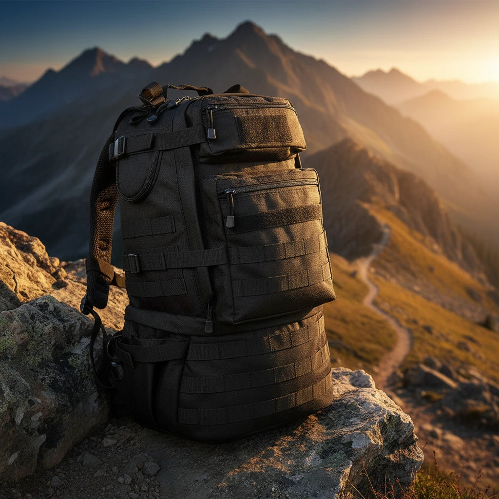 Mochila Tática de Sobrevivência Alta Capacidade 50L