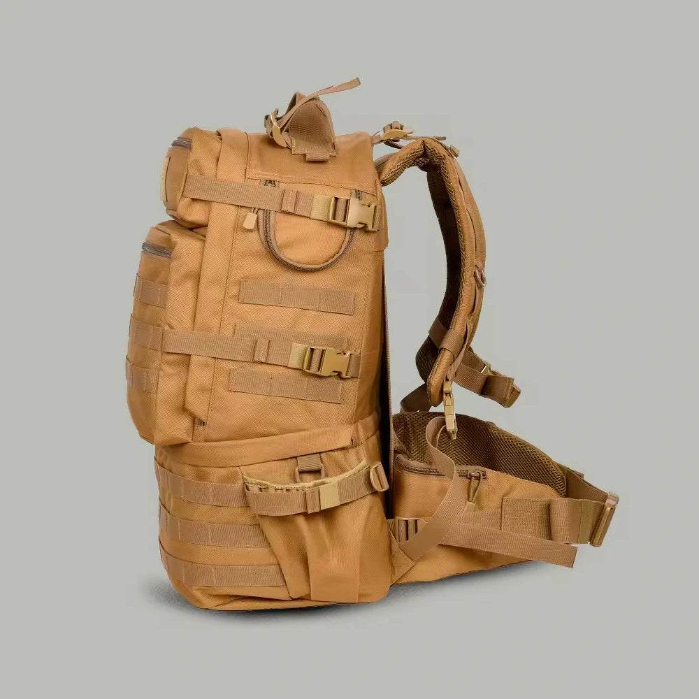 Mochila Tática de Sobrevivência Alta Capacidade 50L