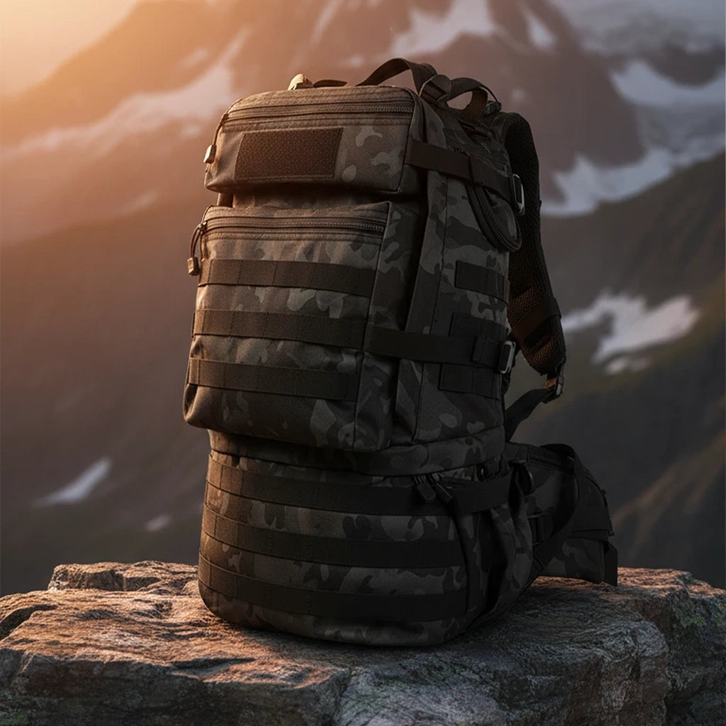 Mochila Tática de Sobrevivência Alta Capacidade 50L