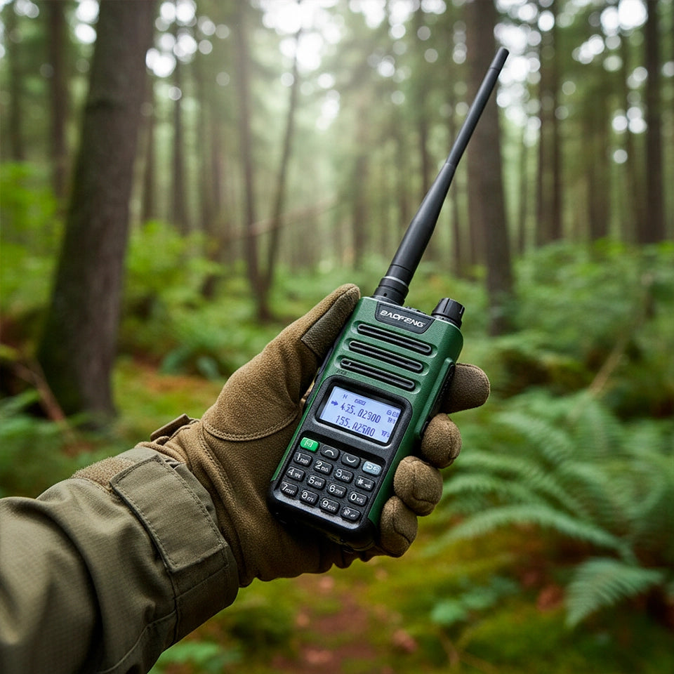 Walkie-Talkie Baofeng UV-13 pro v2 Dual Band VHF/UHF 10W - Distância 2 a 16 km