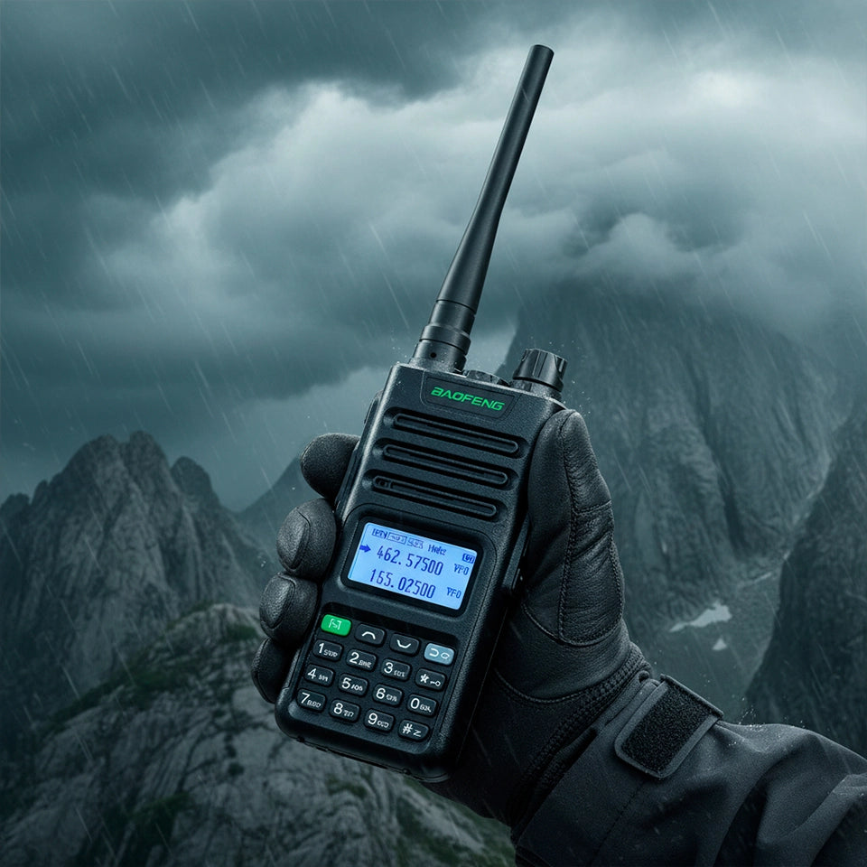 Walkie-Talkie Baofeng UV-13 pro v2 Dual Band VHF/UHF 10W - Distância 2 a 16 km